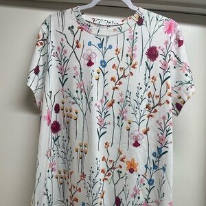 Floral Print Women's Top